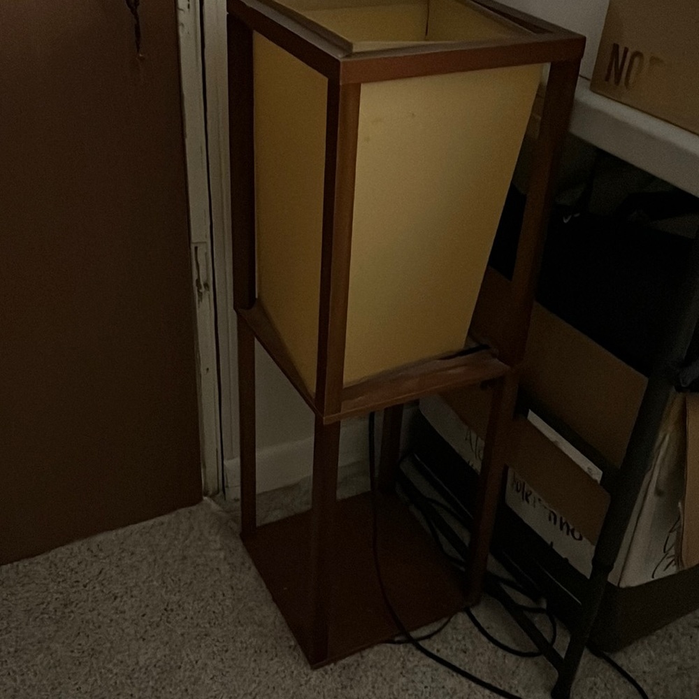Wooden lamp